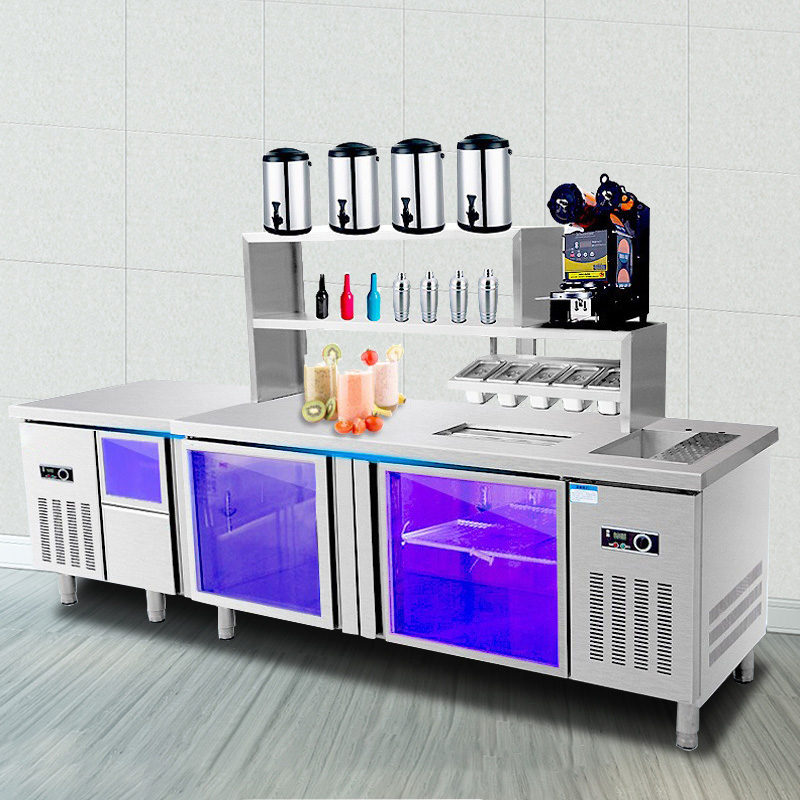 Stainless Steel Bubble Tea tea workbench