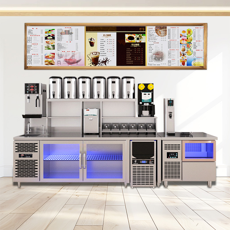 Commercial Bubble bar Milk Tea Bar Counter All Set