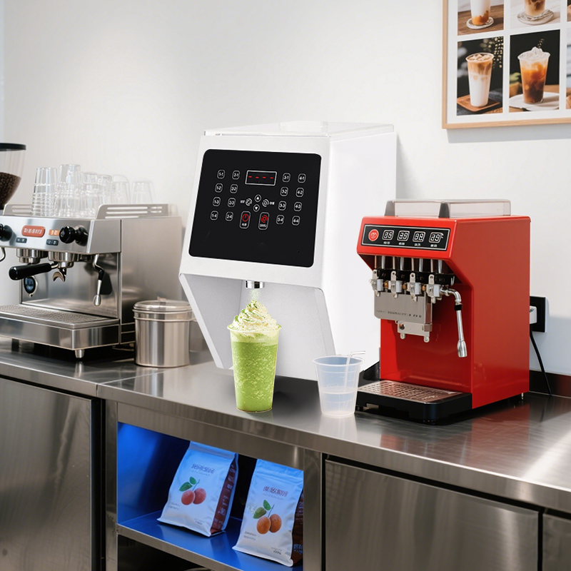 Commercial intelligent quantitative fruit powder machine, precise powder liquid dispensing equipment for milk tea shops