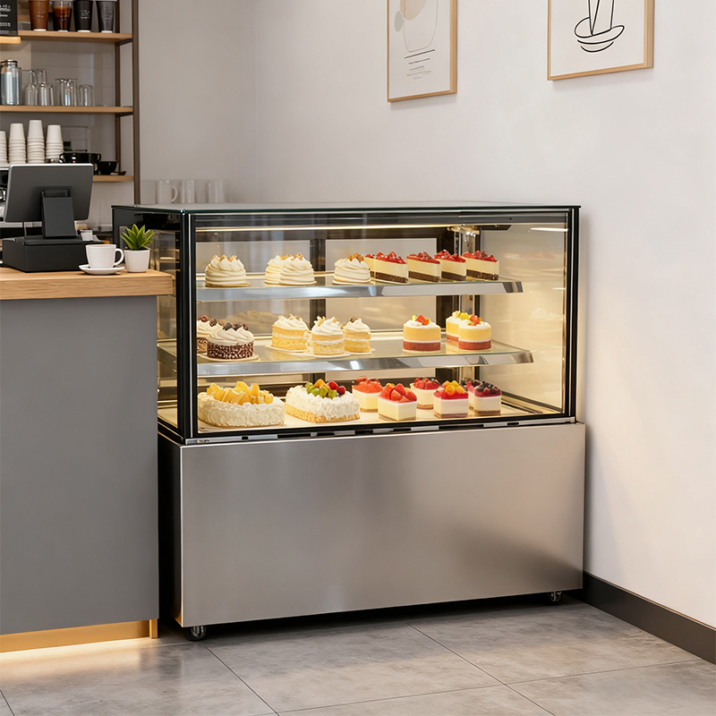 Commercial large-capacity cake and dessert display refrigeration cabinet